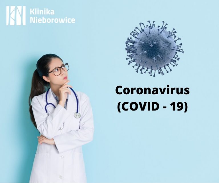 Zalecenia w związku pandemią koronawirusa SARS-CoV-2 w Klinice Nieborowice..